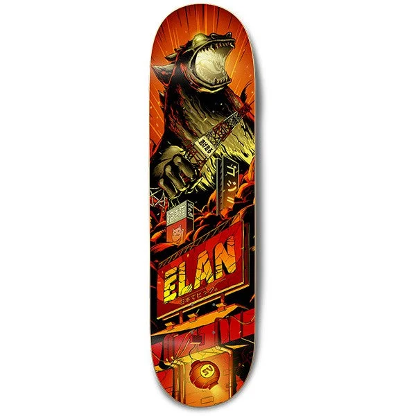 Skateboard Deck with Full Concave-ELAN GODZILLA SKATEBOARD DECK