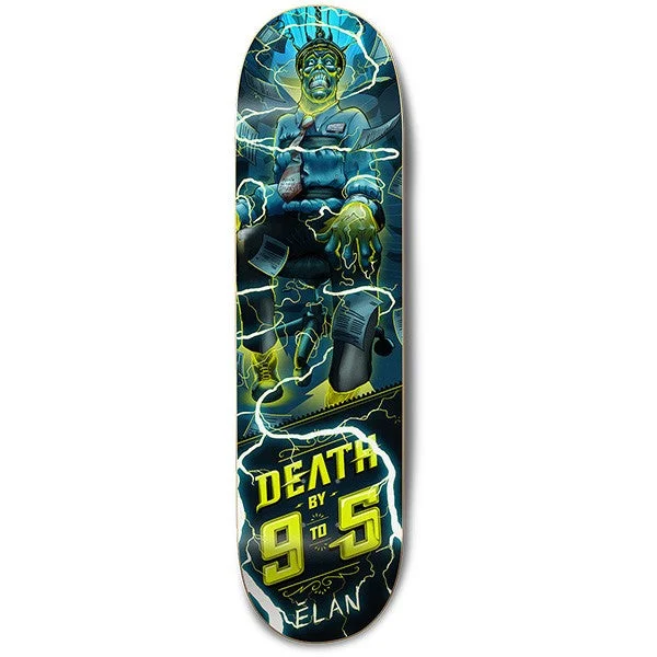 Skateboard Deck with Classic Shape-ELAN NINE TO FIVE SKATEBOARD DECK