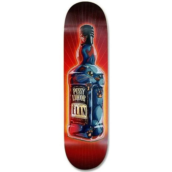 Skateboard Deck with Lightweight Design-ELAN PUSSY LIQUOR SKATEBOARD DECK