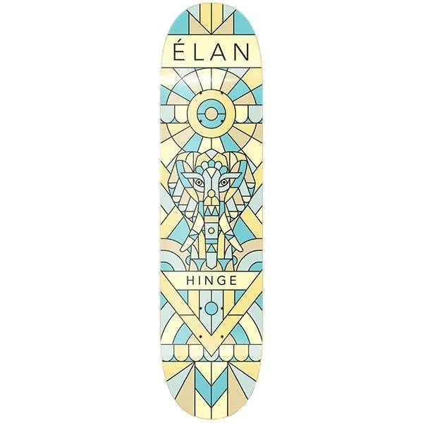 Skateboard Deck with Creative Graphics-Elan Geo Hinge Skateboard Deck