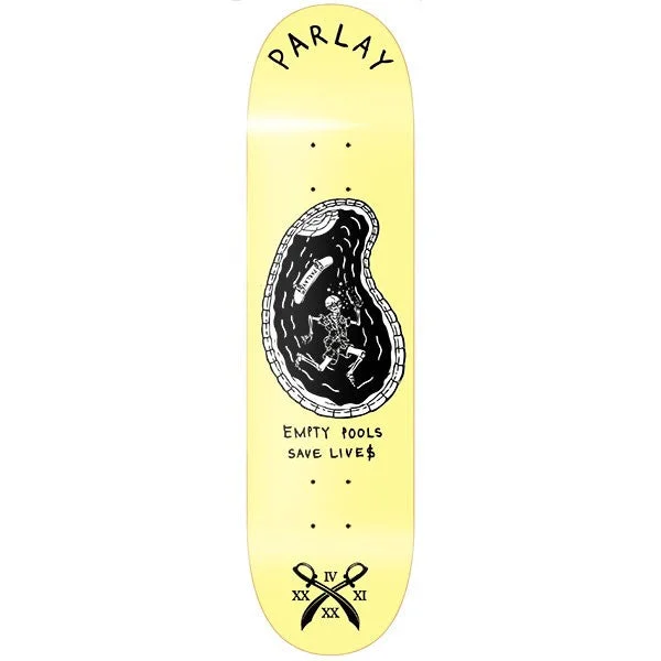 Skateboard Deck for Technical Tricks-Parlay Empty Pools Deck