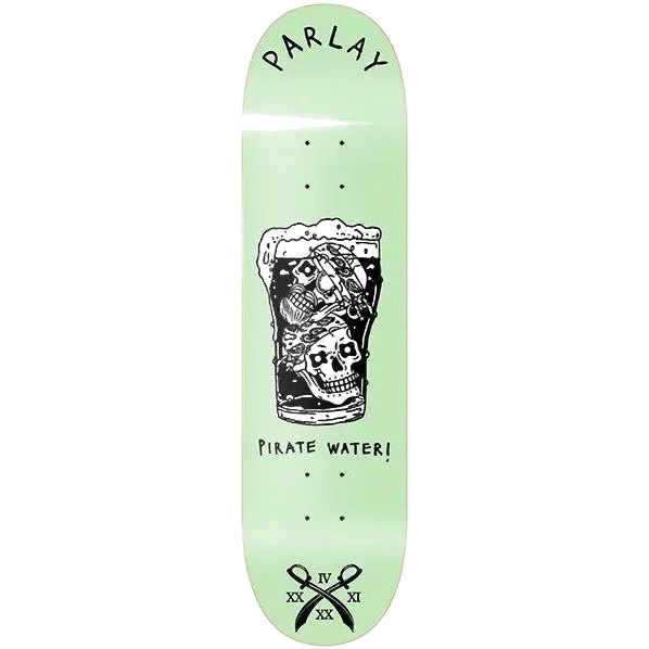 Skateboard Deck for Downhill Riding-Parlay Pirate Water Deck