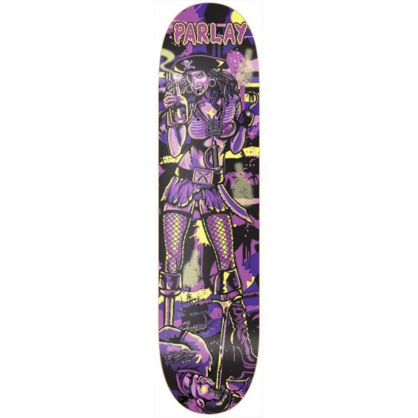 Skateboard Deck with Custom Colors-Parlay Vampirate Deck