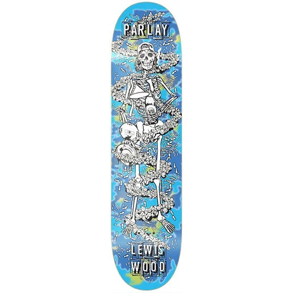 Skateboard Deck for Adults-Paylay Lewis Wood 'Glow In The Dark' Deck