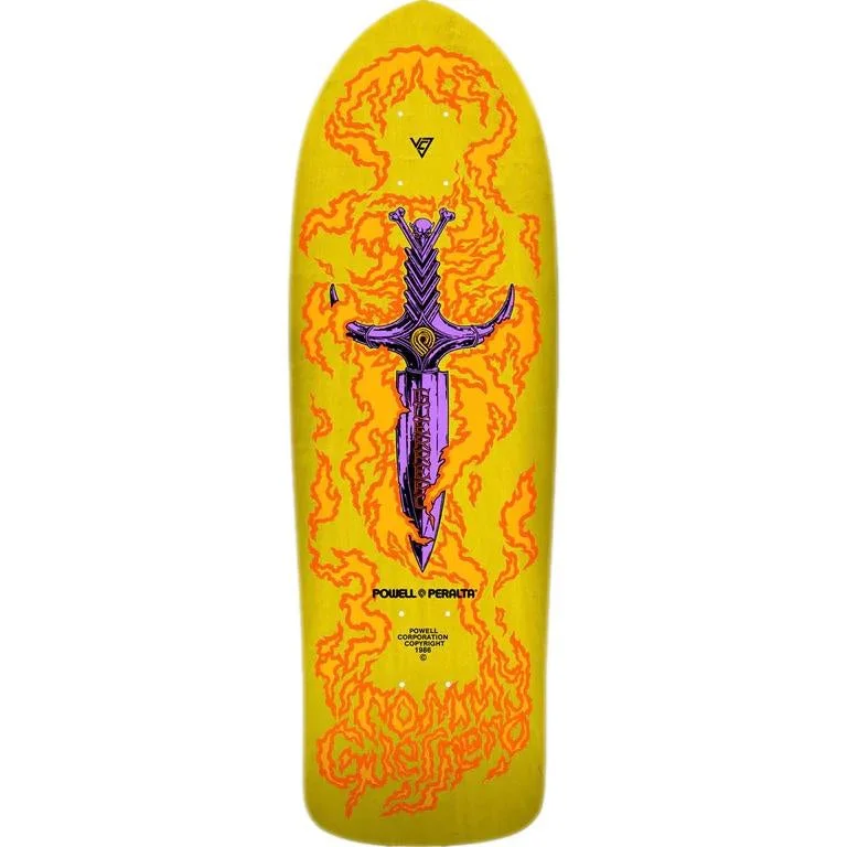 Skateboard Deck with High-grip Coating-Powell Peralta Bones Brigade Series 15 Tommy Guerrero Old School Deck 9.75