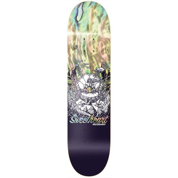 Skateboard Deck with Bold Designs-SWEETHEART - MOTHER OF PEARL