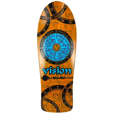 Skateboard Deck with Smooth Finish-Vision Joe Johnson Hieroglyphics Old School Deck - 10.25" x 30.75""