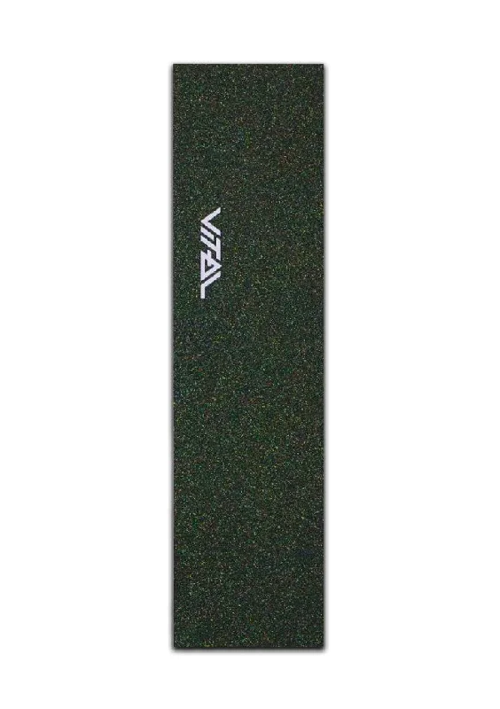 Skateboard Grip Tape for Better Control in Tricks-Vital Griptape Green Glitter