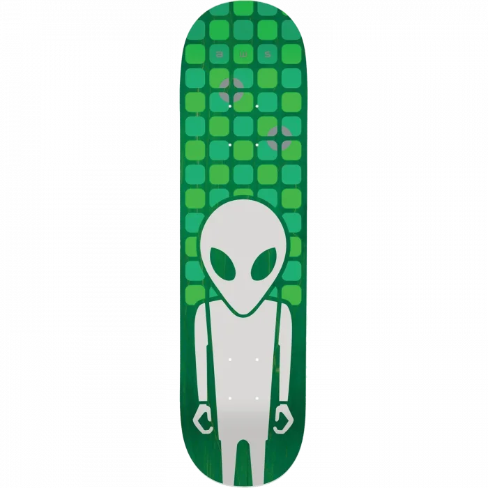 Skateboard Deck with Unique Size-Alien Workshop Soldier Matrix 8.5" Green Skateboard Deck