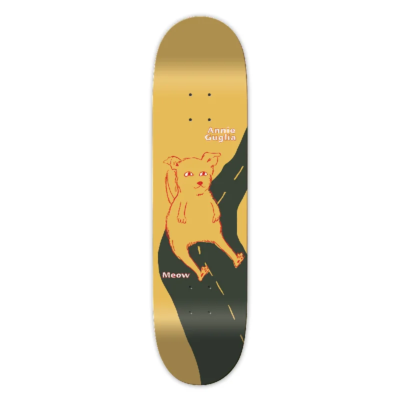 Skateboard Deck with Unique Curves-Annie Guglia Barto