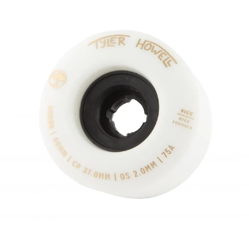 Skateboard Wheels for Professional Freestyle-Arbor Signature Skateboard Wheels Vice Tyler Howell 75a - White