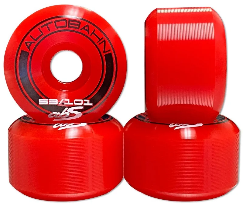 Skateboard Wheels for Smooth Carving-Autobahn Wheels GT1: Wide 53mm 101a (USA made)