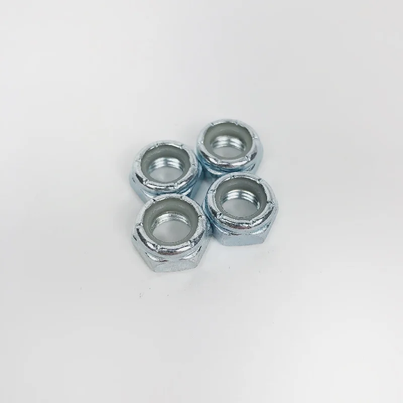 Skateboard Hardware with Low Maintenance-Axle Nuts (x4)