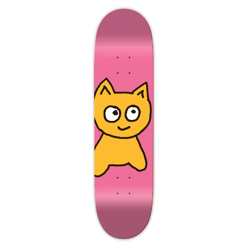 Skateboard Deck for Longboarding-Big Cat [Pink]