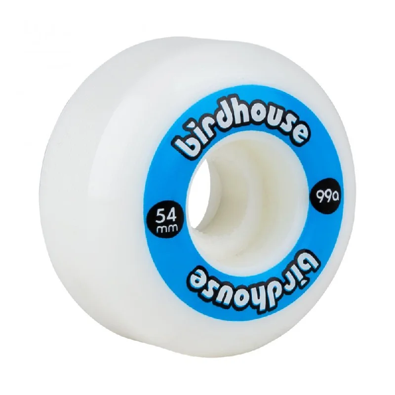 Skateboard Wheels for Smooth and Quiet Ride-Birdhouse Skateboard Wheels Logo 99a (PK 4) - Blue