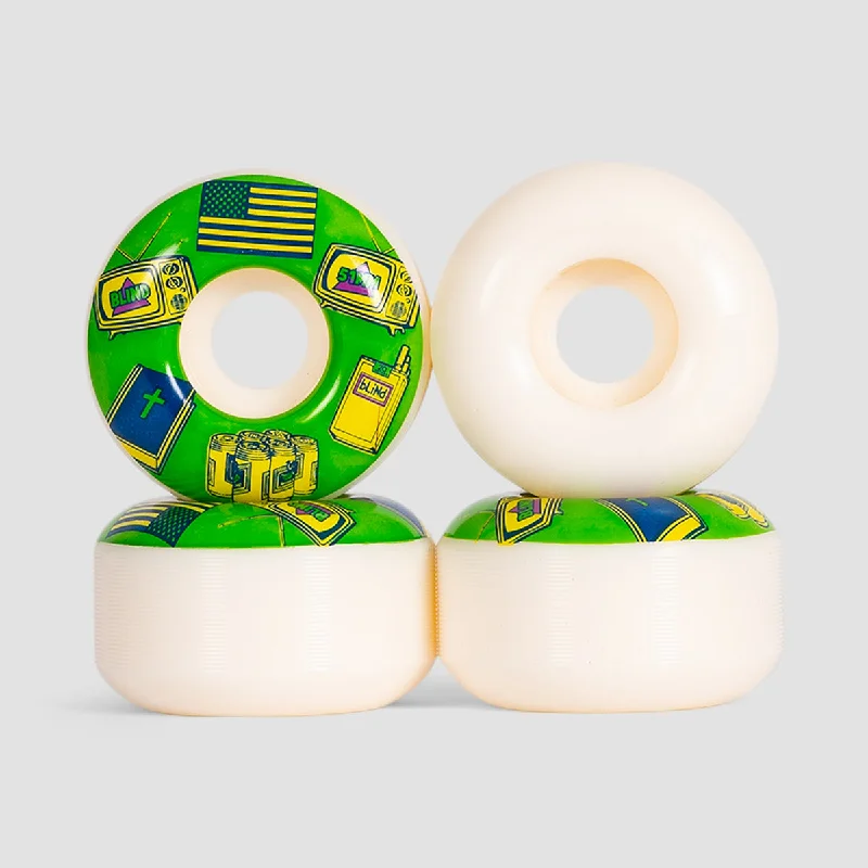 Skateboard Wheels for All-Surface Skating-Blind American Icons Skateboard Wheels Green 51mm