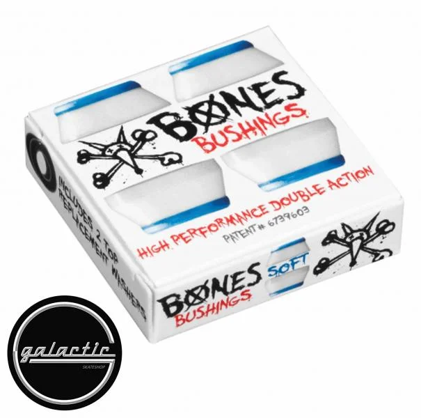 Skateboard Hardware with Special Tool Set-Bones Bushing Hardcore #3 Blue Soft