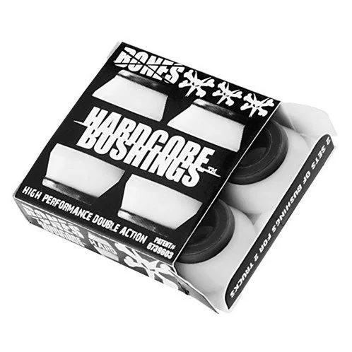 Skateboard Hardware with Adjustable Features-Bones Bushings Hard 96A - White