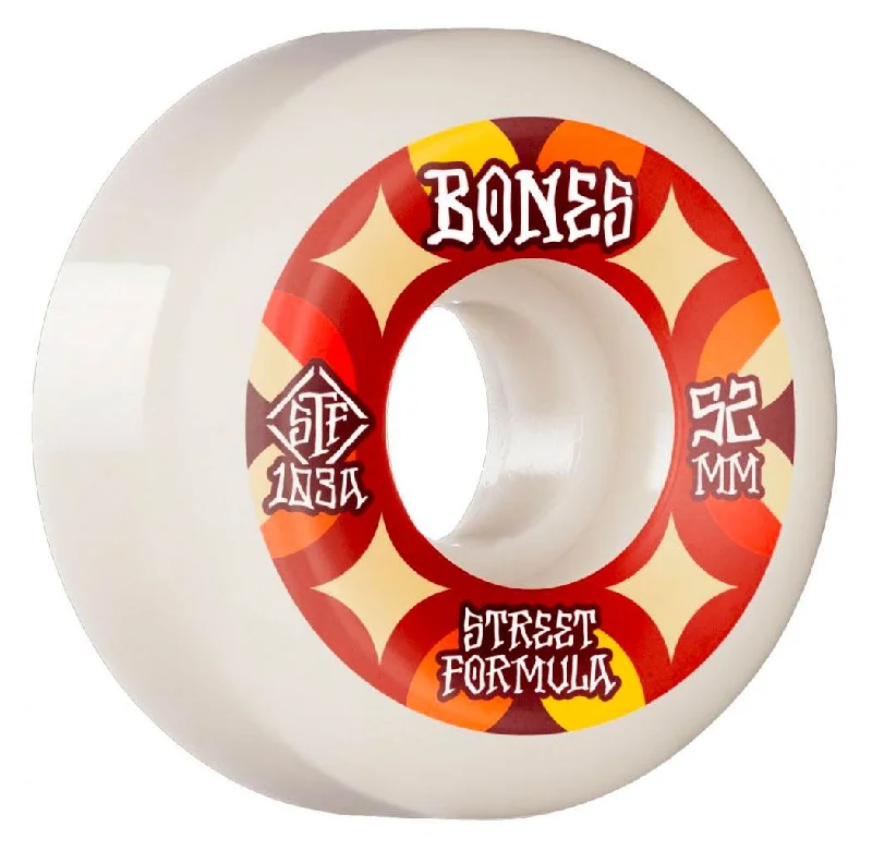 Skateboard Wheels with Deep Concave-Bones Retros STF 103A V5 Sidecuts Skateboard Wheels -