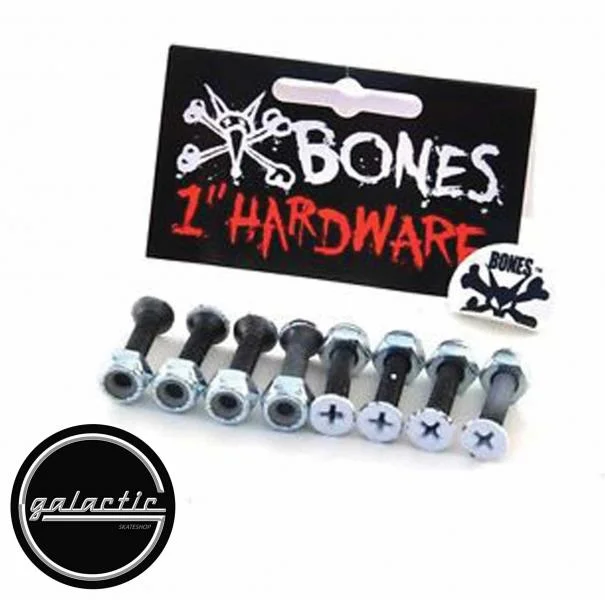 Skateboard Hardware with Long-Lasting Bearings-Bones Vato 1" Hardware Phillips