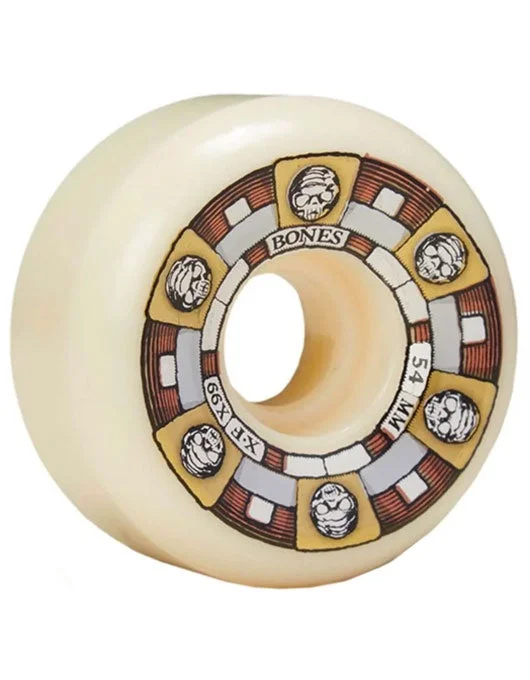 Skateboard Wheels with Impact Resistance-Bones X-Formula V5 Wheels Timeless Machine | 54mm/99a