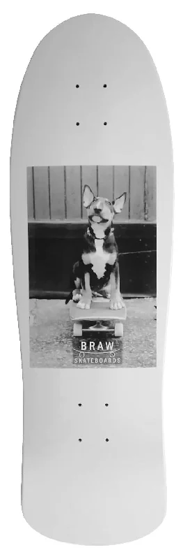 Skateboard Deck for Pro Skating Performance-Braw Brawdog Shaped SurfSkate Cruiser Skateboard Deck - 10.0"