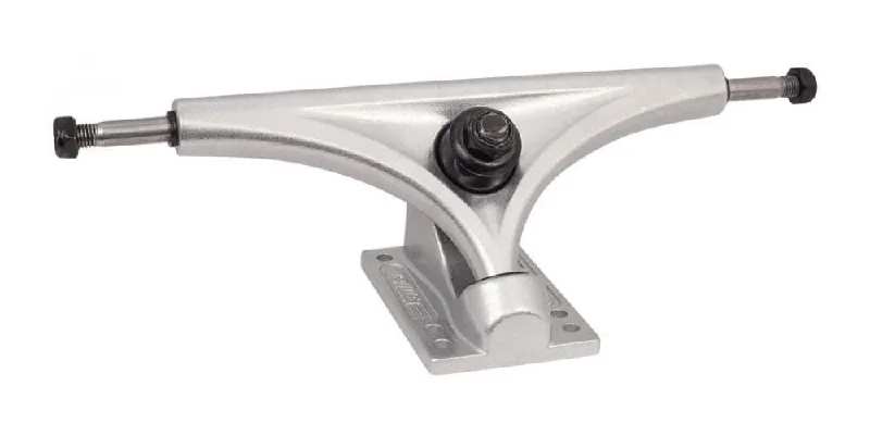 Skateboard Trucks for Effortless Trick Control-Bullet Longboard Skateboard Trucks Polished Reverse Kingpin Silver - 160