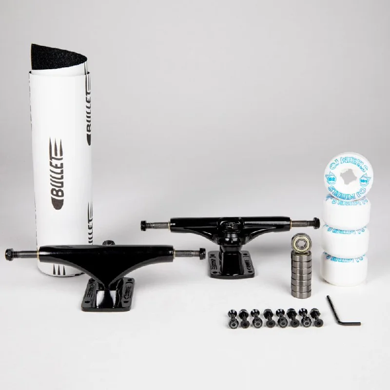 Skateboard Trucks with Long-Lasting Performance-Bullet / OJ Full Truck Kit Black Undercarriage Kit - 140