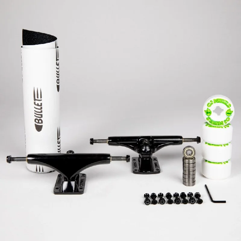 Skateboard Trucks with Lightweight Design for Tricks-Bullet / OJ Full Truck Kit Black Undercarriage Kit - 150