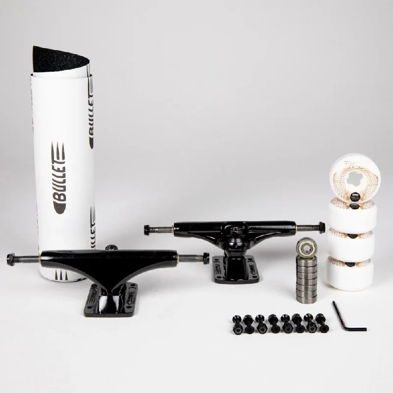 Skateboard Trucks with High-Quality Construction-Bullet / Ricta Full Truck Kit Black Undercarriage Kit - 145