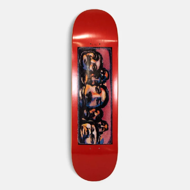 Skateboard Deck with Unique Shape and Length-Carpet Company - 8.5" Tourist Skateboard Deck (Brick Red)