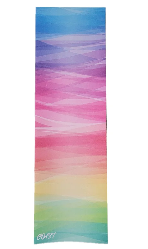 Thick and Cushioned Skateboard Grip Tape-Coast Grip Tape Pastel Fade 10in