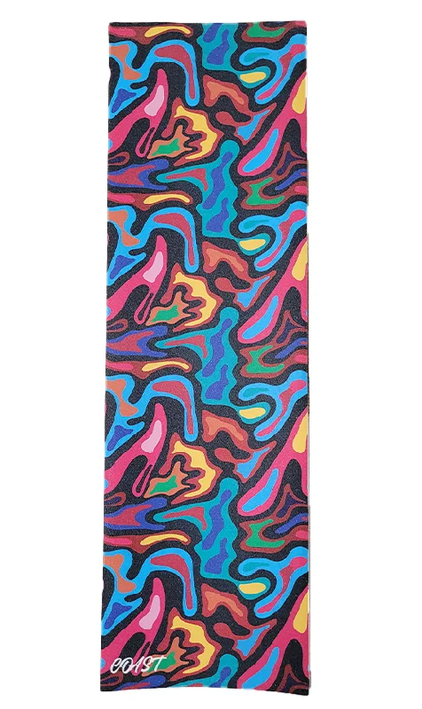 Skateboard Grip Tape for Custom Builds-Coast Grip Tape Swirl 10in