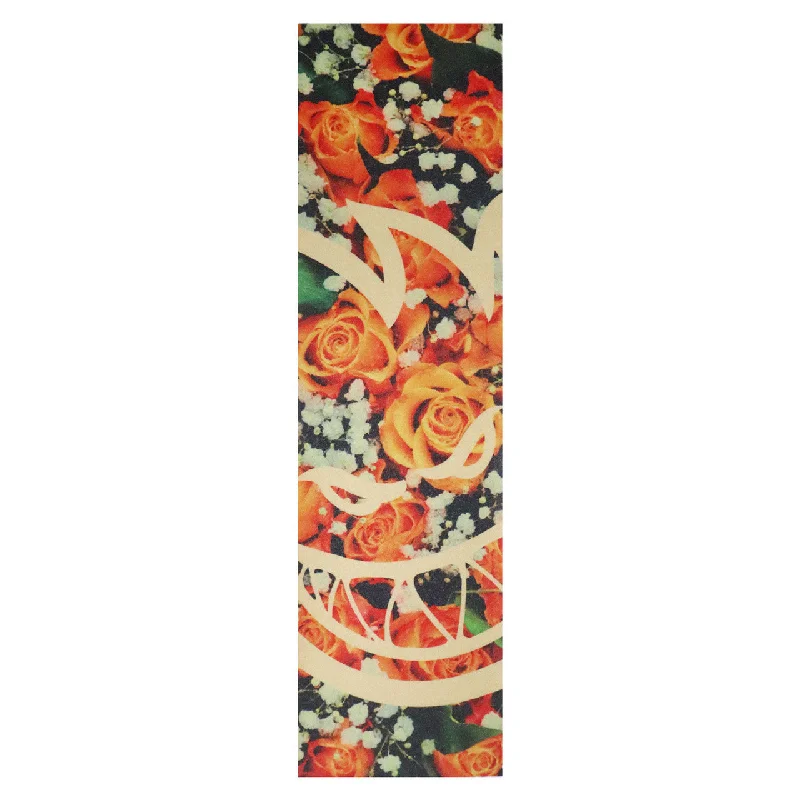 Durable Skateboard Grip Tape-Spitfire Bighead Mob Single Sheet Griptape - Floral Clear