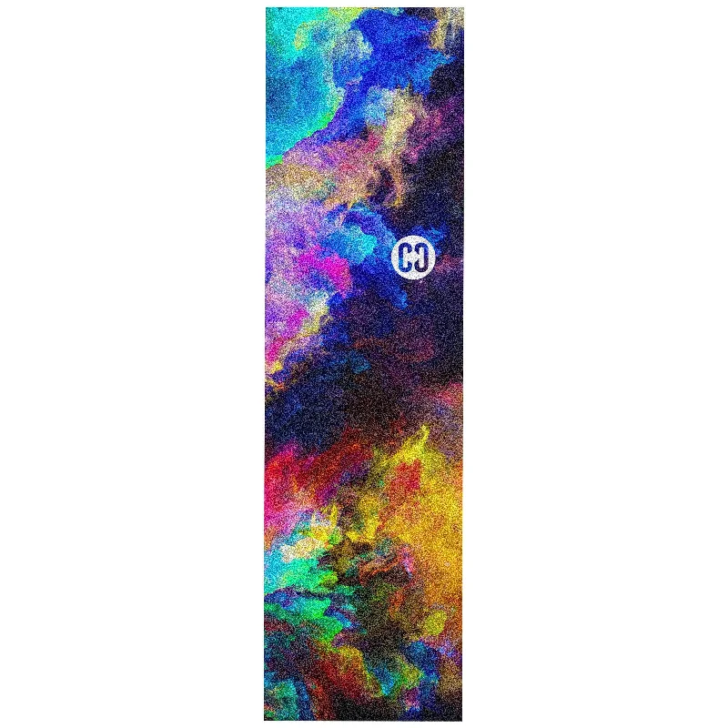 Skateboard Grip Tape with Easy Removal-CORE Skateboard Griptape 9x33" - Neon Galaxy