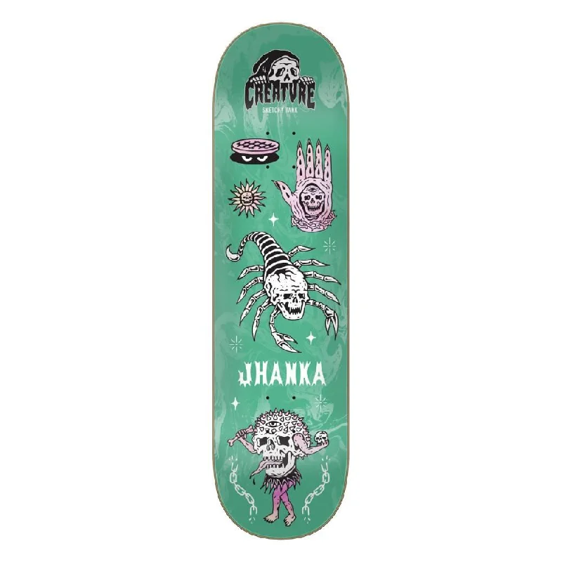 Skateboard Deck with Cool Graphics-Creature VX Deck Gonzalez Trippy Tanks Skateboard Deck - 8.25"