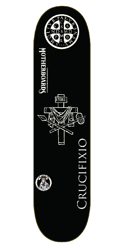 Skateboard Deck for Outdoor Skateparks-Crucifixio (The Tools of the Crucifixion) 8.0 (Deck)