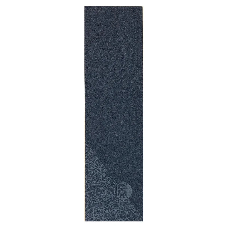 Skateboard Grip Tape with Premium Non-slip Features-Darkroom Grip Tape Dark Silver Tonal Black 9" x 33"