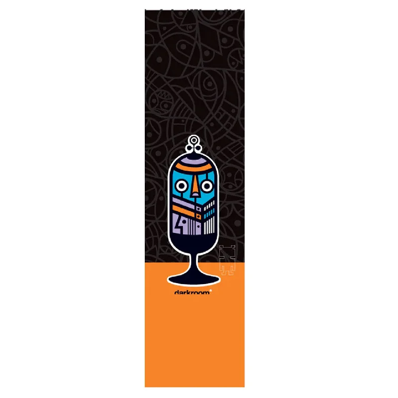 Skateboard Grip Tape for Superior Durability-Darkroom Skateboard Griptape Street Bullet Graphic + Die Cut 9" x 33"