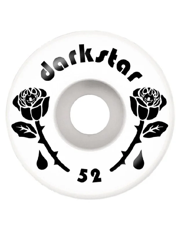 Skateboard Wheels with High-density Rubber-Darkstar Forty Wheel Black/White | 54mm/99a