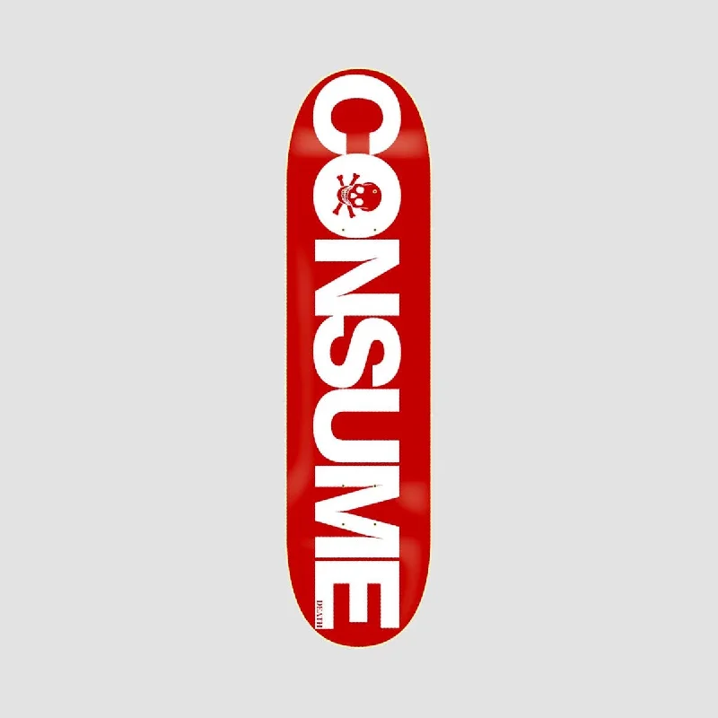 Skateboard Deck for Classic Skating-Death Consume Skateboard Deck - 8.25"