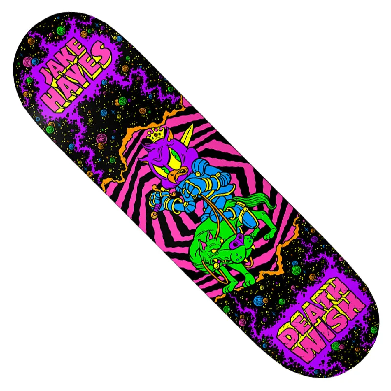 Skateboard Deck with Special Effect Finish-Deathwish Jake Hayes Lords of The Underworld Deck