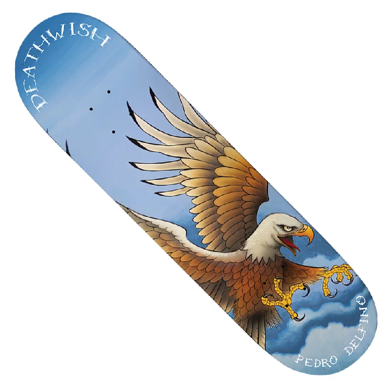 Skateboard Deck with Stylish Logo Design-Deathwish Pedro Delfino Spirit Animal Deck