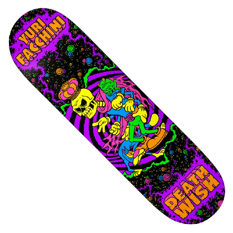 Skateboard Deck with Non-slip Grip Tape-Deathwish Yuri Facchini Lords of The Underworld Deck