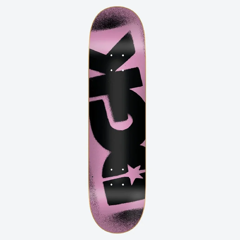 Skateboard Deck with Low Concave-DGK O.G. Logo Deck Pink/Black Skateboard Deck - 7.75"