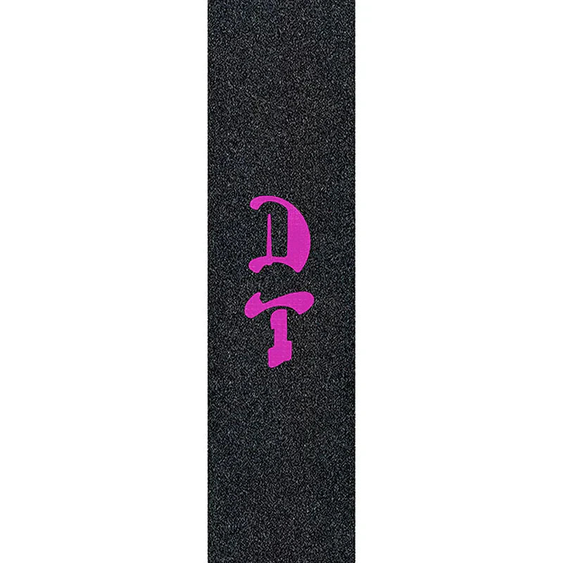 Skateboard Grip Tape for Flatland Skating-Dogtown 11" x 34" 'DT' Die-Cut Prismatic Grip Tape Sheet