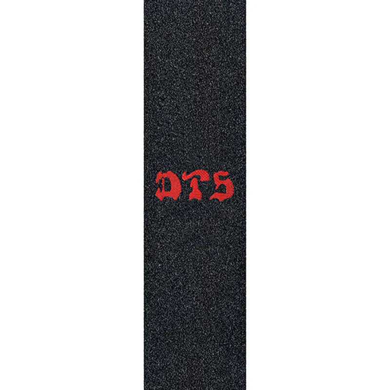 Skateboard Grip Tape with Extra Durable Layer-Dogtown 11" x 35.5" 'DTS' Die-Cut Prismatic Grip Tape