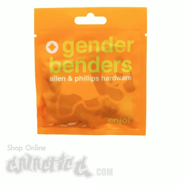 Skateboard Hardware with Quick and Easy Assembly-Enjoi Gender Bender Bolts Phillips/Allen 1"