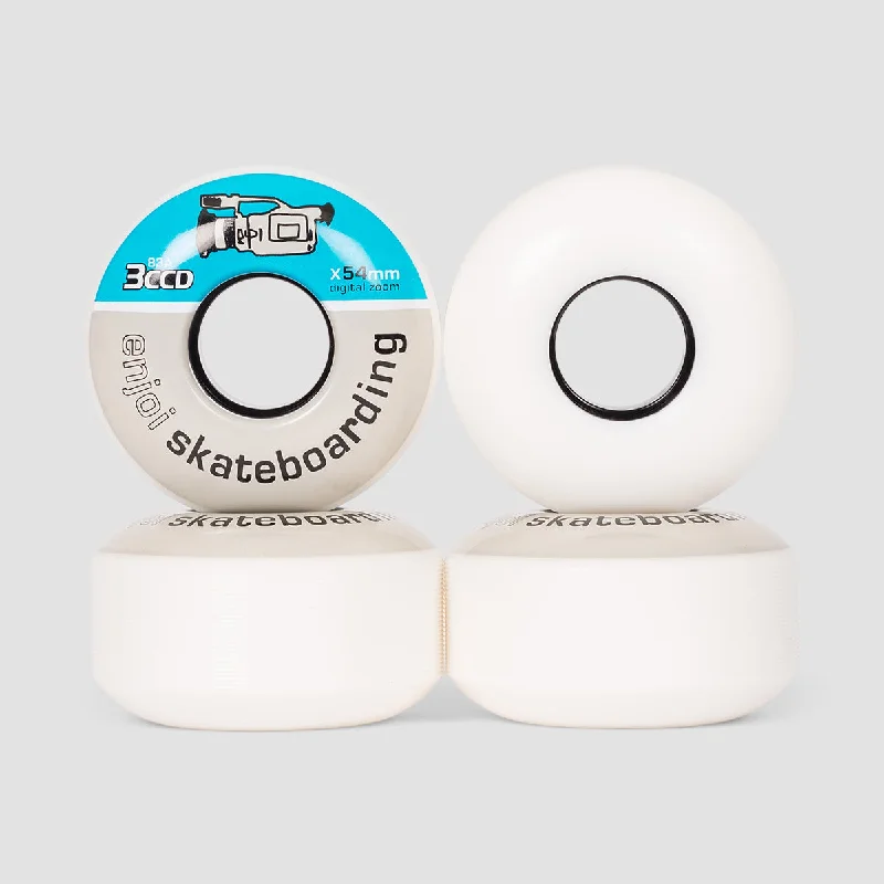 Skateboard Wheels for All-Surface Skating-Enjoi VX-54 Skateboard Wheels Grey 54mm