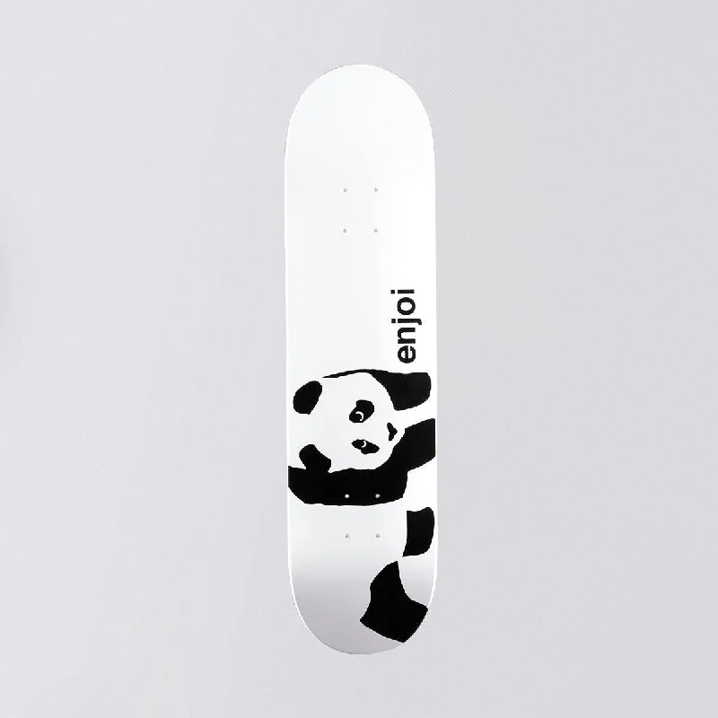 Skateboard Deck for Multi-skills Riders-Enjoi Whitey Panda Logo Wide R7 Skateboard Deck - 8"